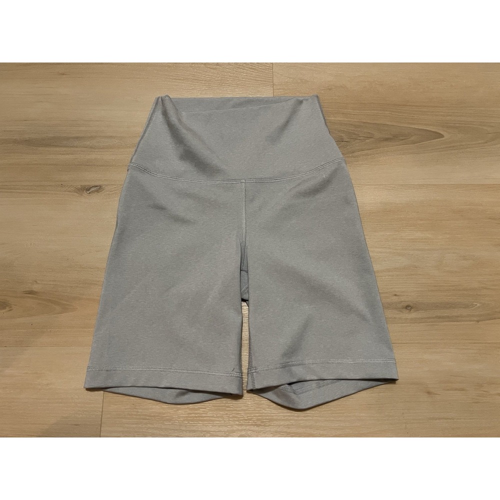 90 Degree by Reflex Womens Wonderlink 7" Bike‎ Shorts Gray Small